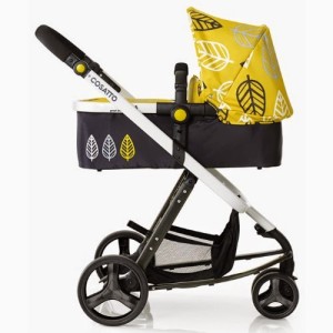 Cosatto yellow store leaf pram