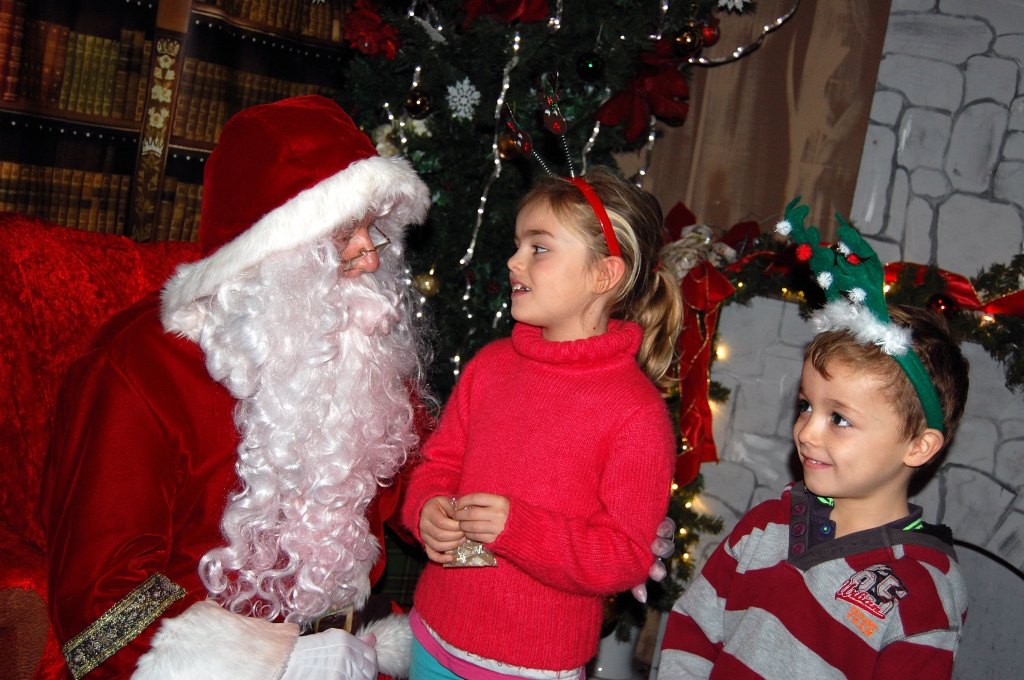 Santa Claus and kids