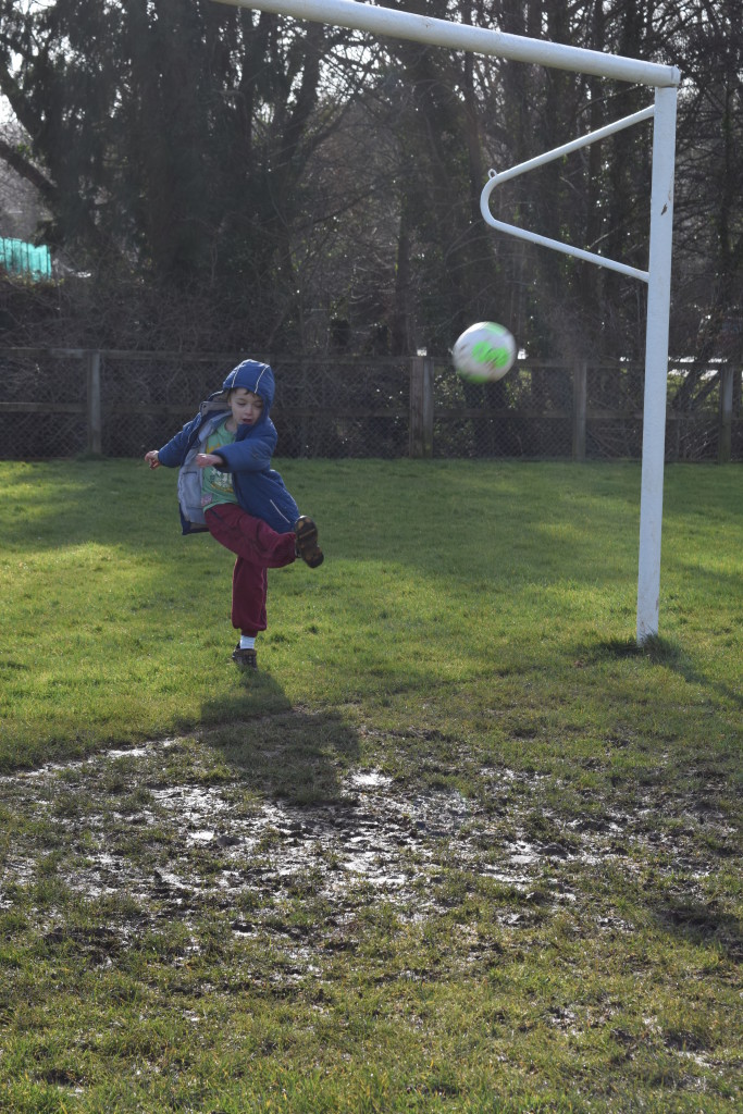 Football in the park