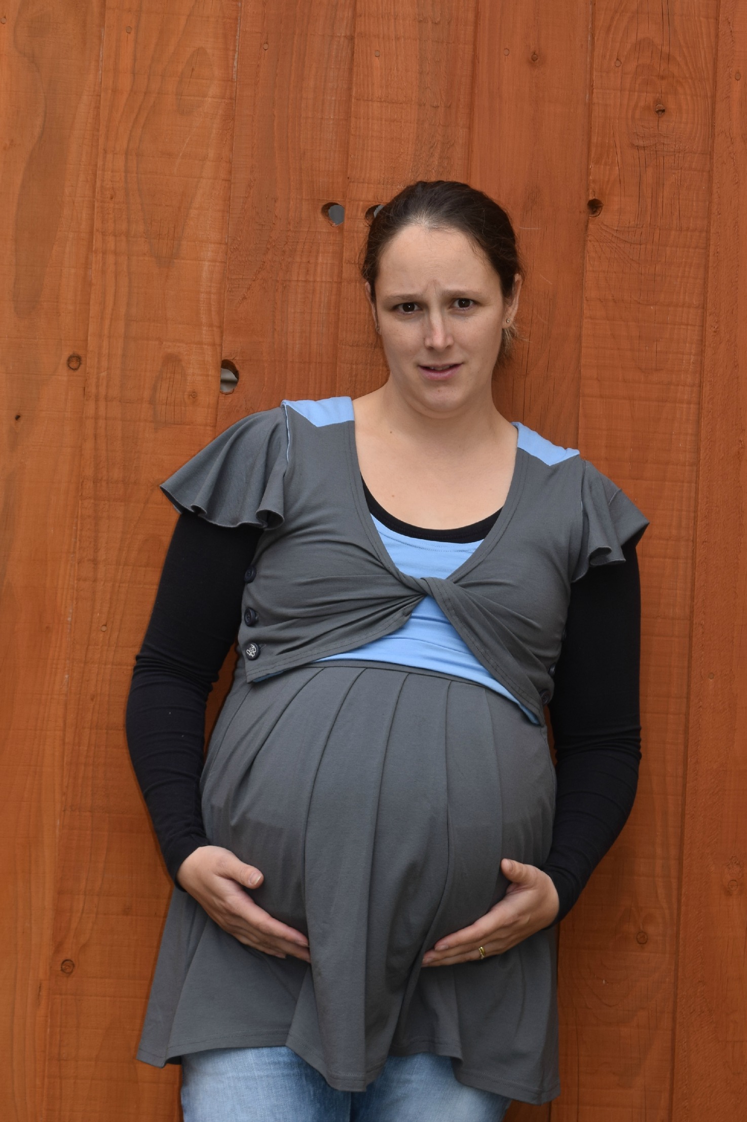 Esprit Maternity Trousers - night sky blue/blue - Zalando.co.uk