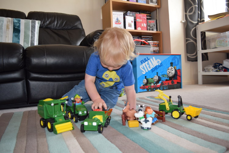 john deere farming fun playset