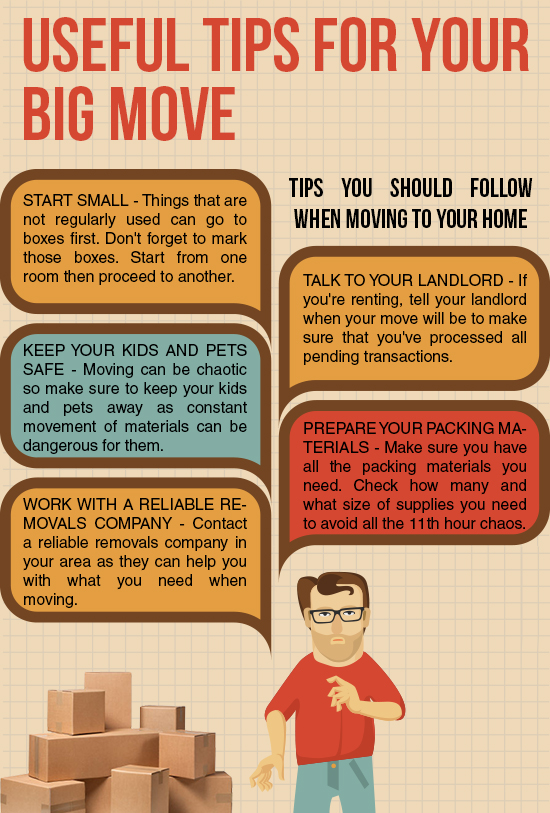 Top tips for the big move