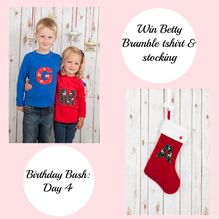 Birthday Bash: Day 4 – Win a personalised Betty Bramble tshirt & stocking