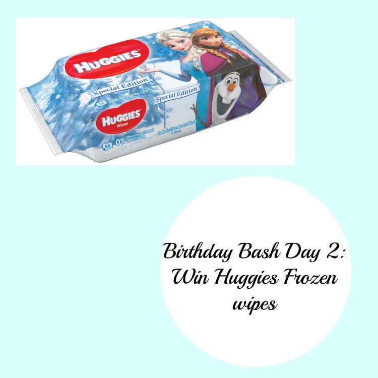 Birthday Bash: Day 2 – Win Huggies Frozen wipes