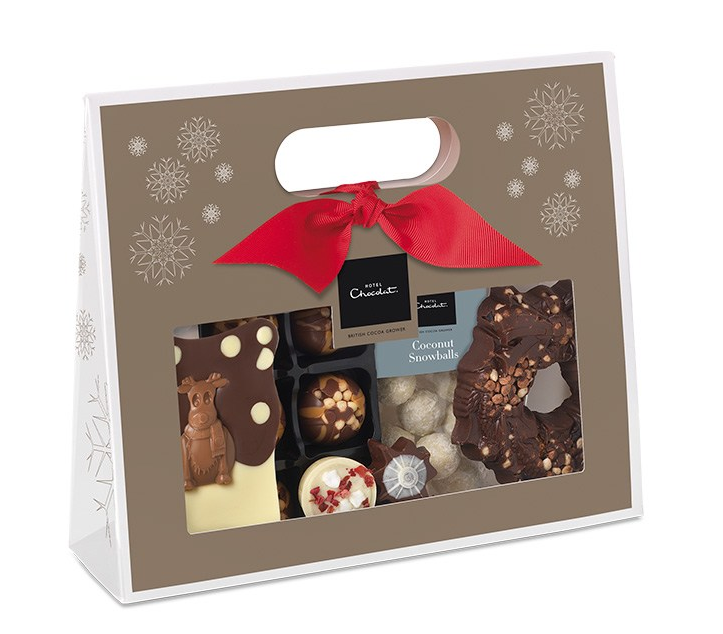 Hotel Chocolat Christmas goody bag