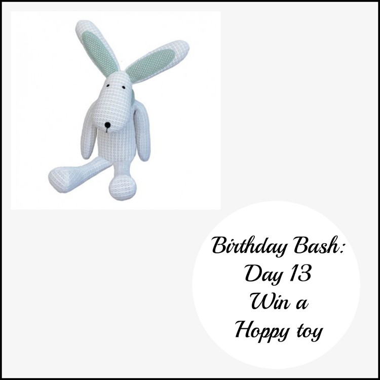 Birthday Bash: Day 13 – Win a Babybundle Hoppy toy