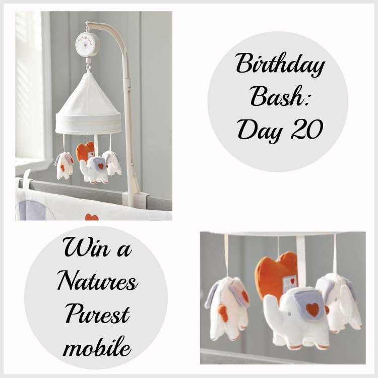 Birthday Bash: Day 20 – Win a Natures Purest cot mobile