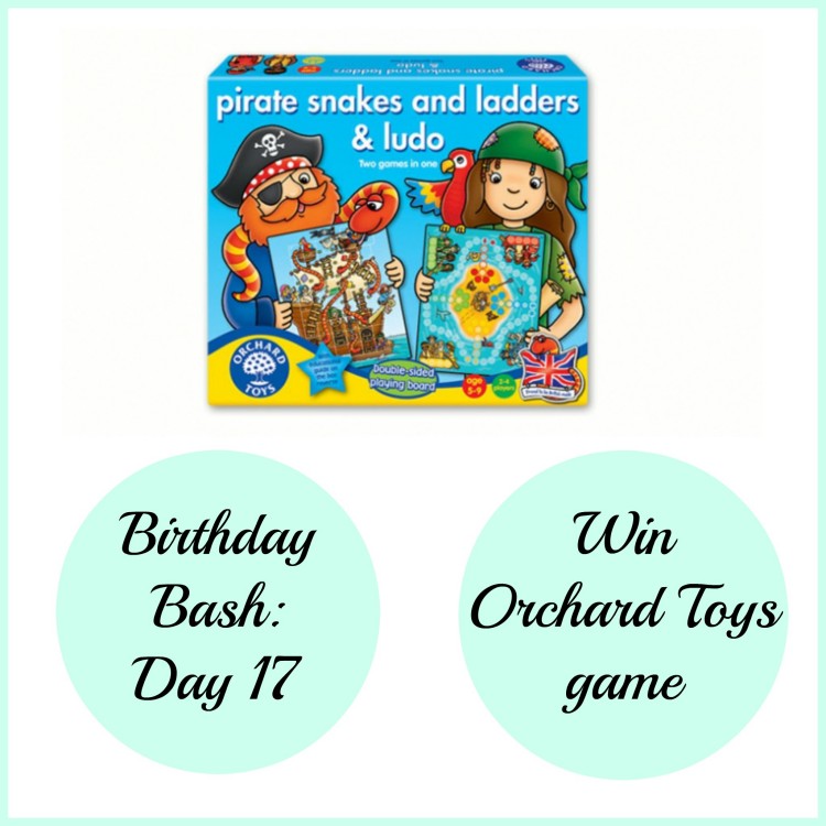 Birthday Bash: Day 17 – Win Orchard Toys game