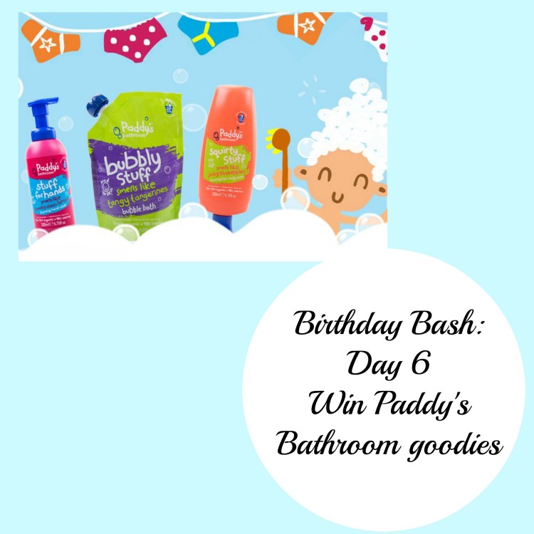 Birthday Bash: Day 6 – Win Paddy’s Bathroom goodies