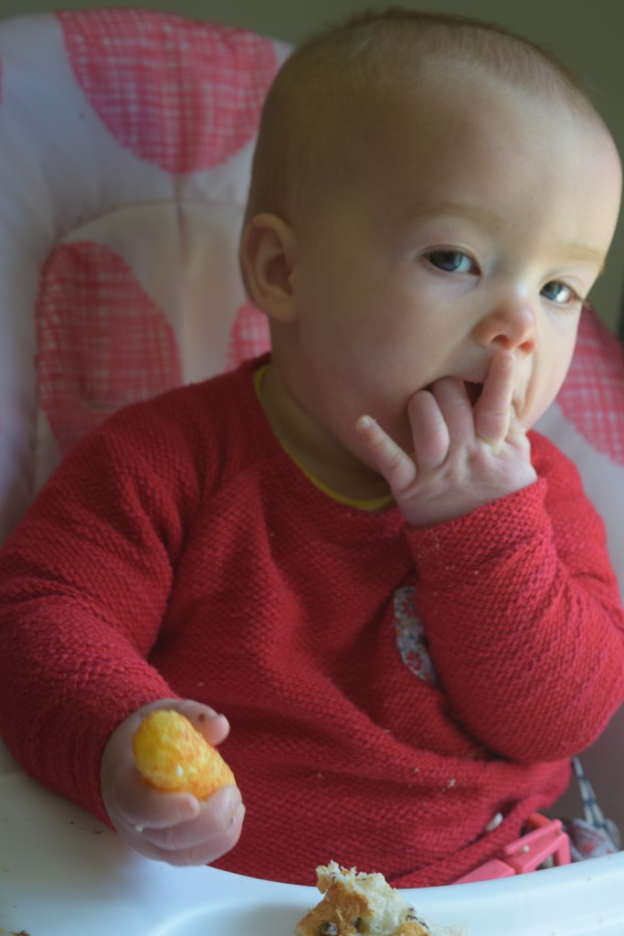 Weaning: introducing lumps, and a broccoli & egg muffin recipe