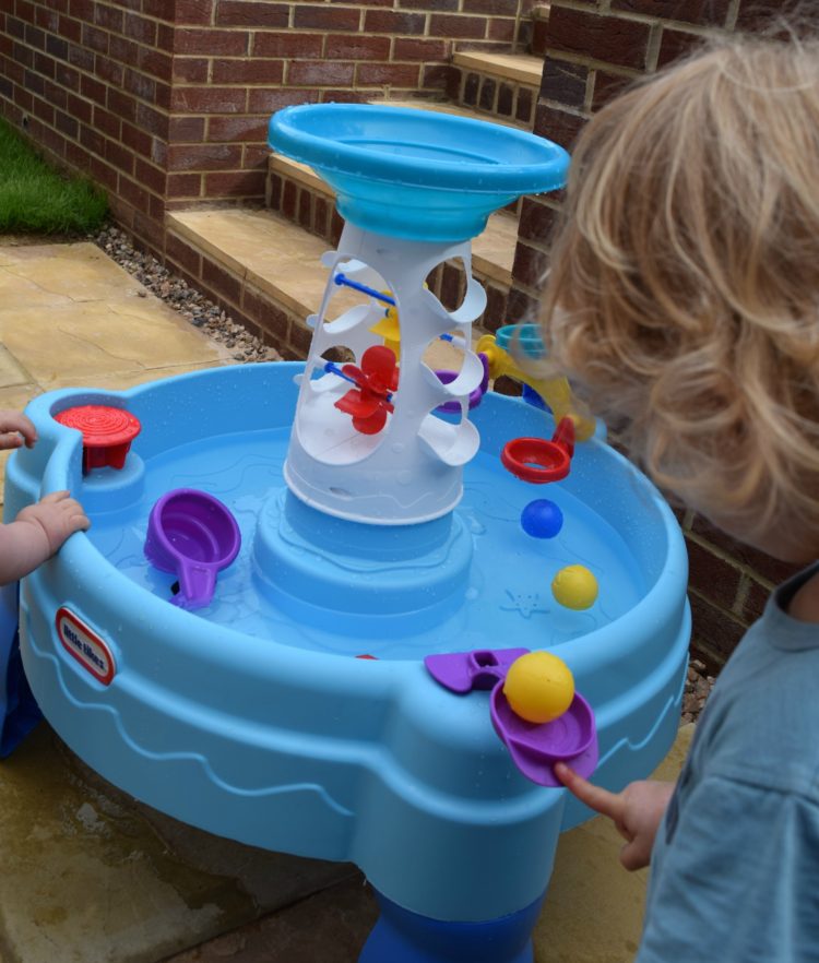 spiralin seas water table pink